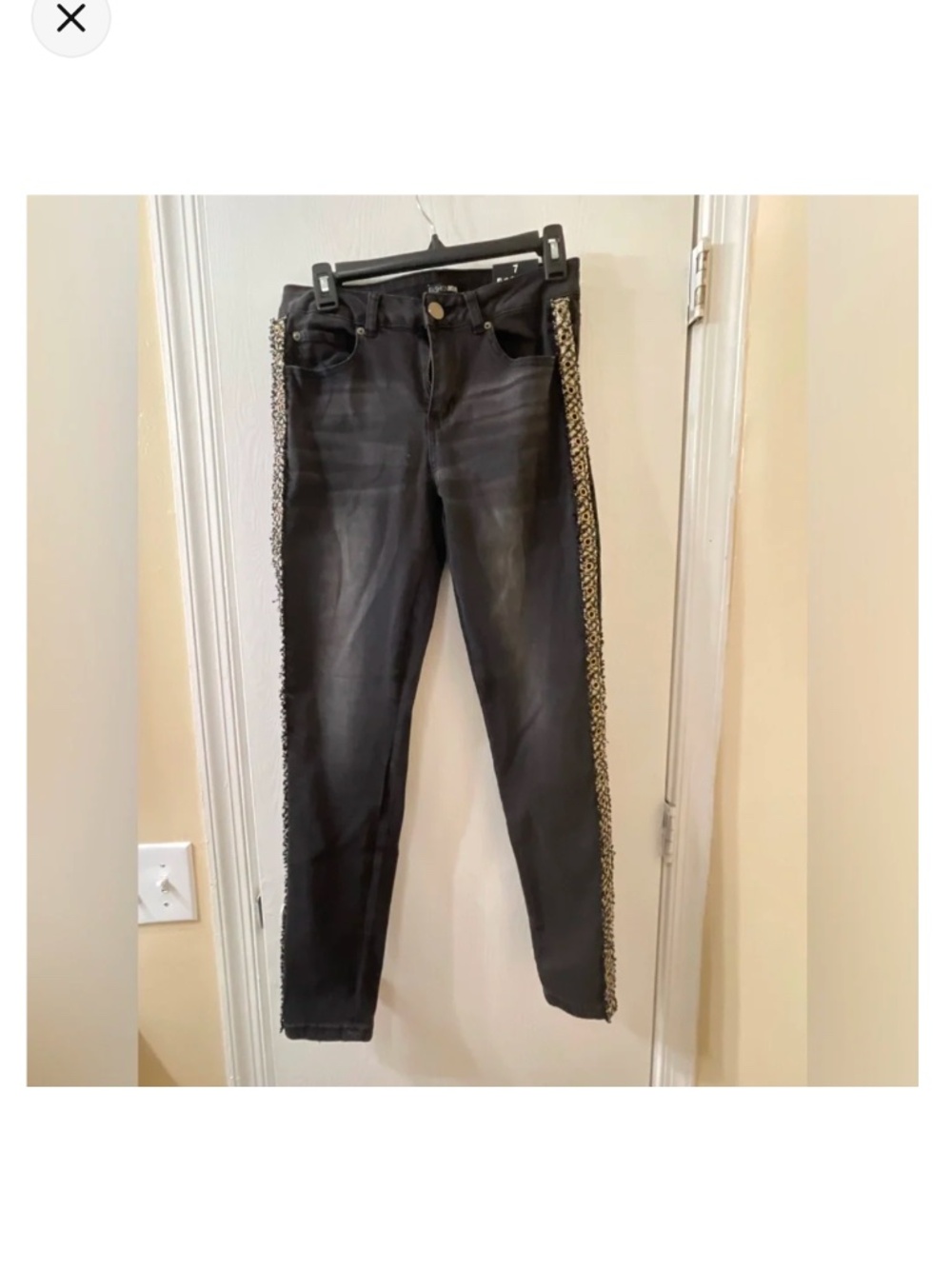 Fashion Nova Black Jeans Ladies Size 7